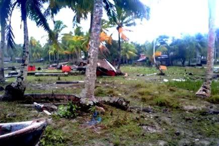 Tsunami, gempa mentawai 2010 KerusakanTsunamiMentawai Foto Foto Pasca Gempa dan Tsunami Mentawai, Sumatera Barat 2010