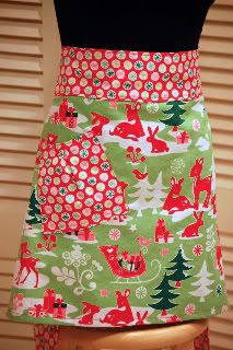 Funky Christmas Critters Apron