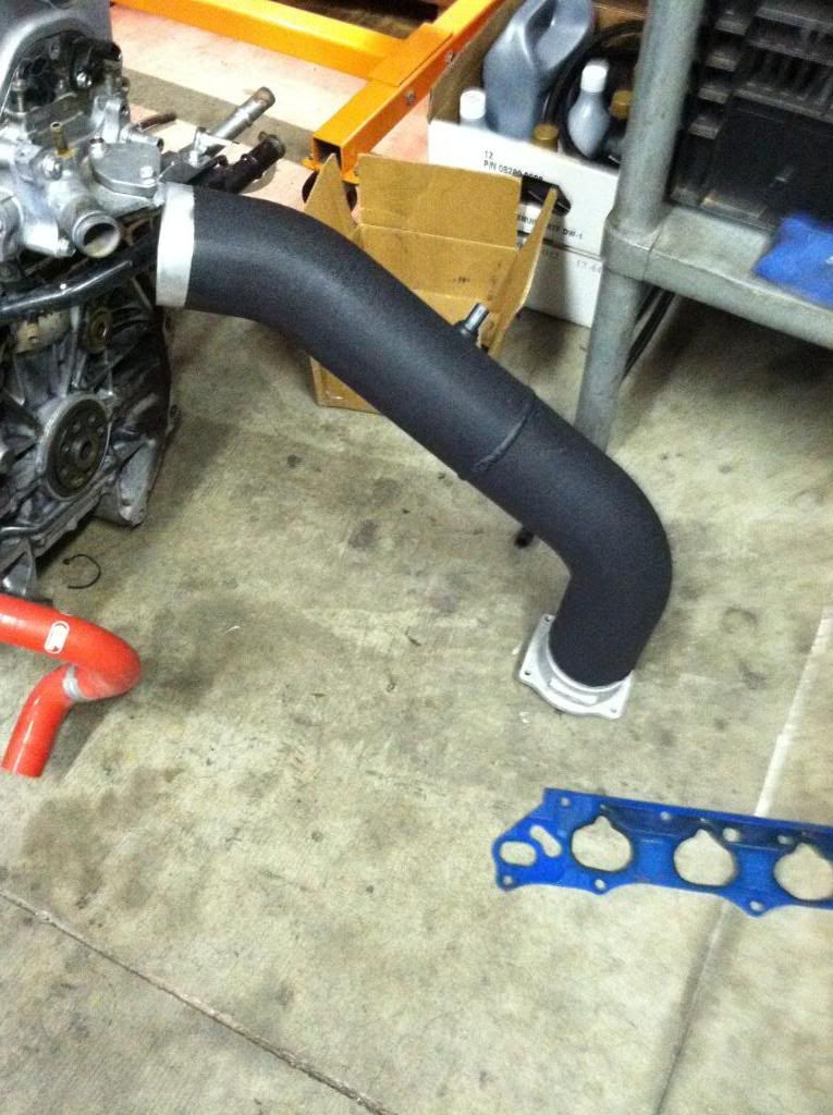 2011 TL SH AWD TB install with P2R spacer and KZ 3.5 inch custom intake