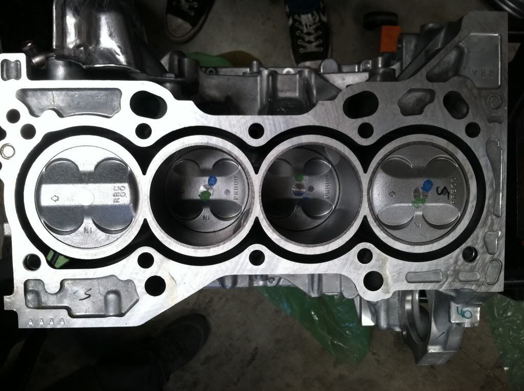 K20z3 brand new OEM block/ FD2 piston install 8th Generation Honda Civic Forum