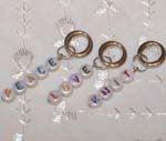 "Peace, Love, Knit" - Beaded Stitch Markers