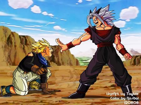 Dragon Ball AF (Xicor Saga) Goku SSJ5 vs Xicor