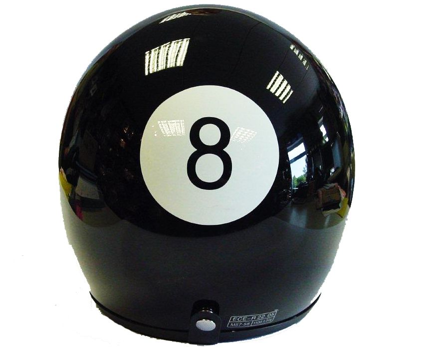 VIPER 8 BALL OPEN FACE SCOOTER MOTORCYCLE HELMET MEDIUM eBay