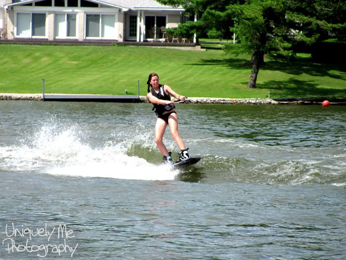 Girl Water Skiing