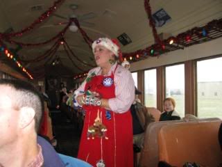 Mrs. Claus led us in songs.