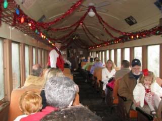 The conductor led us in songs and talked to us about the REAL meaning of Christmas!