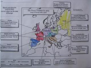 Post+world+war+1+map+of+europe
