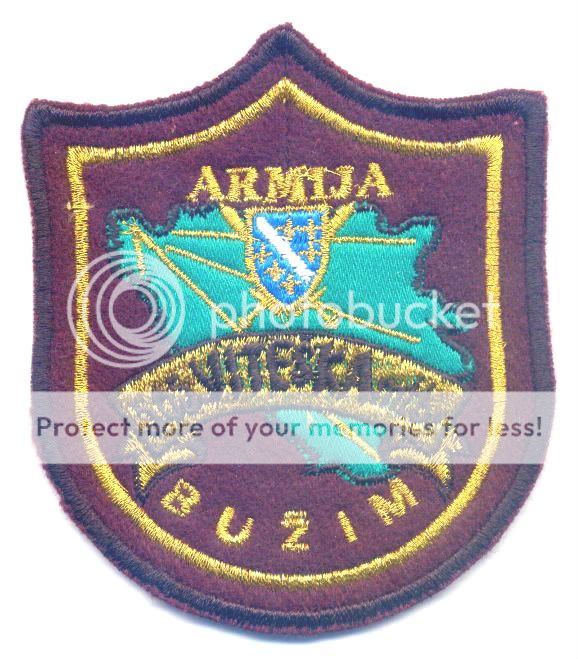 BOSNIA ARMY MUSLIM / 505. KNIGHT BRIGADE OF BUZIM,patch  