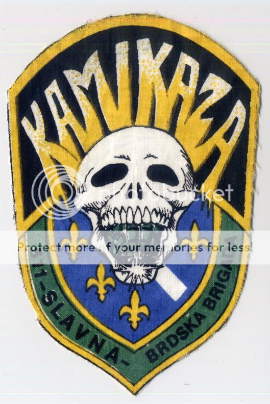   / 511. FAMOUS MOUNTAIN BRIGADE *KAMIKAZA* rare war time patch  