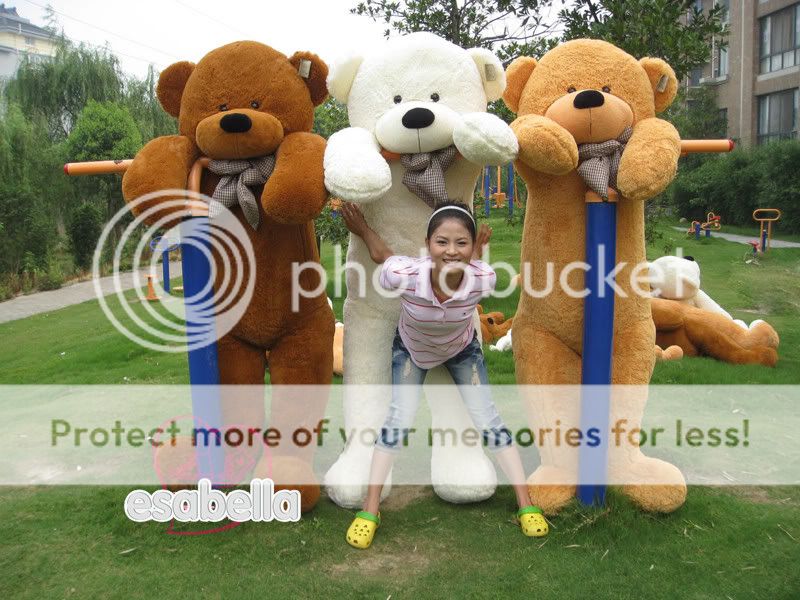 NEW GIANT 78 TEDDY BEAR SOFT STUFFED 100% COTTON 200CM  