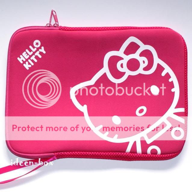 Hello Kitty Netbook Laptop Tasche Softcase 10 Pink  