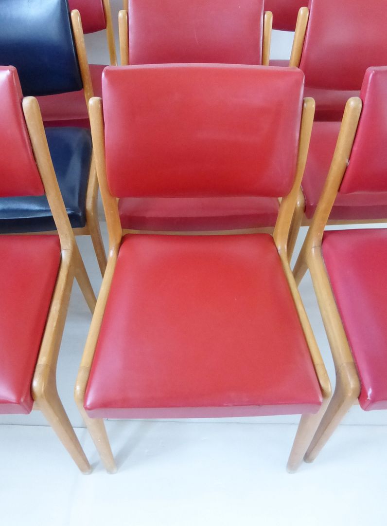 STELLA CHAISE 50/'s STYLE ORGANIQUE SCANDINAVE VINTAGE 1950 1960-13 UNITES