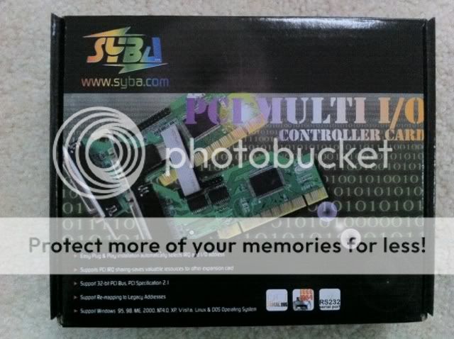 Syba Low Profile pci 2 Port Parallel 32 bit Card Kit  